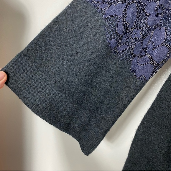 Anthropologie Wool Bell-Sleeve Sweater Jacket - Picture 6 of 14